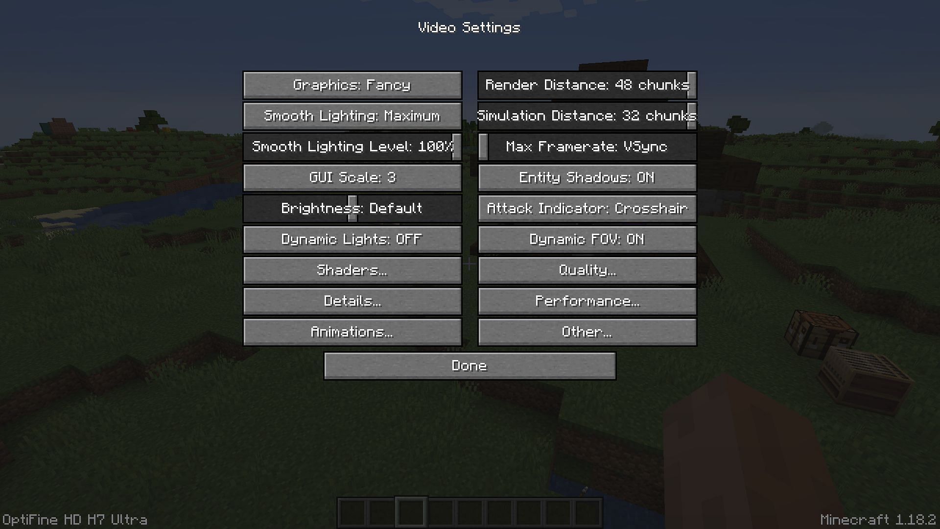 What is simulation distance in Minecraft: Java Edition 1.18?