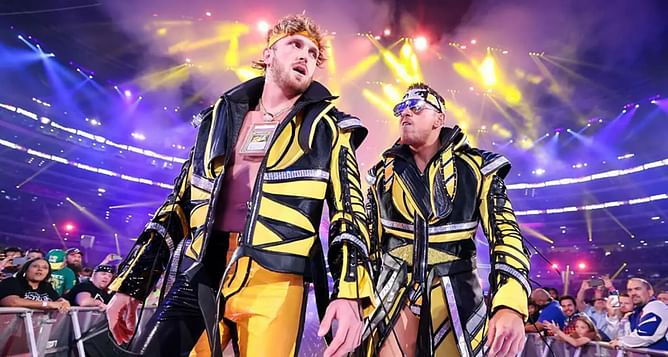 Logan Paul reacts to using WWE Hall of Famer's finisher at WrestleMania