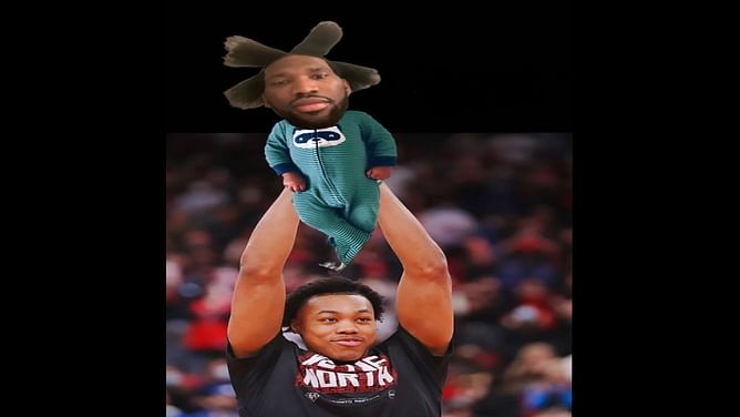 ICYMI: "What happened to that sweep Jojo?" - Drake mercilessly trolls Joel Embiid with a photoshopped picture after 76ers drop Game 4 to Raptors