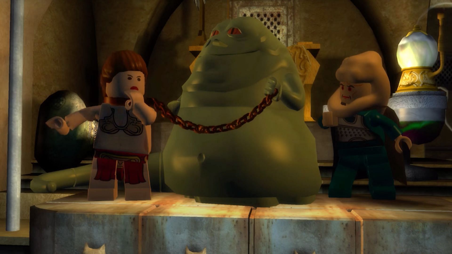 Richardson plays the role of Jabba the Hutt (Image via Generikb/YouTube)