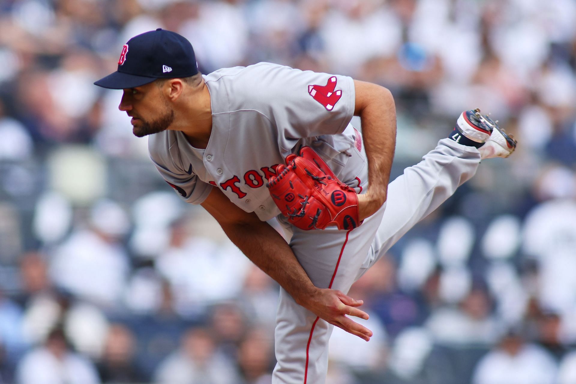 Nathan Eovaldi pitched four innings before exhausting his arm against the Toronto Blue Jays on Monday night at Fenway Park in Boston