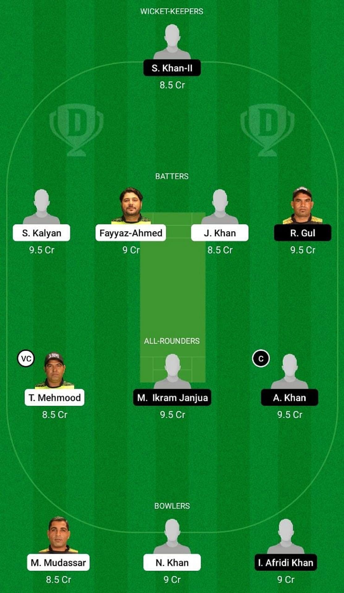 KAS vs AMA Dream11 Fantasy Suggestion #1 - Sharjah Ramadan T10 League 2022