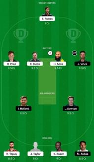 SUR vs HAM Dream11 Fantasy Suggestion #1