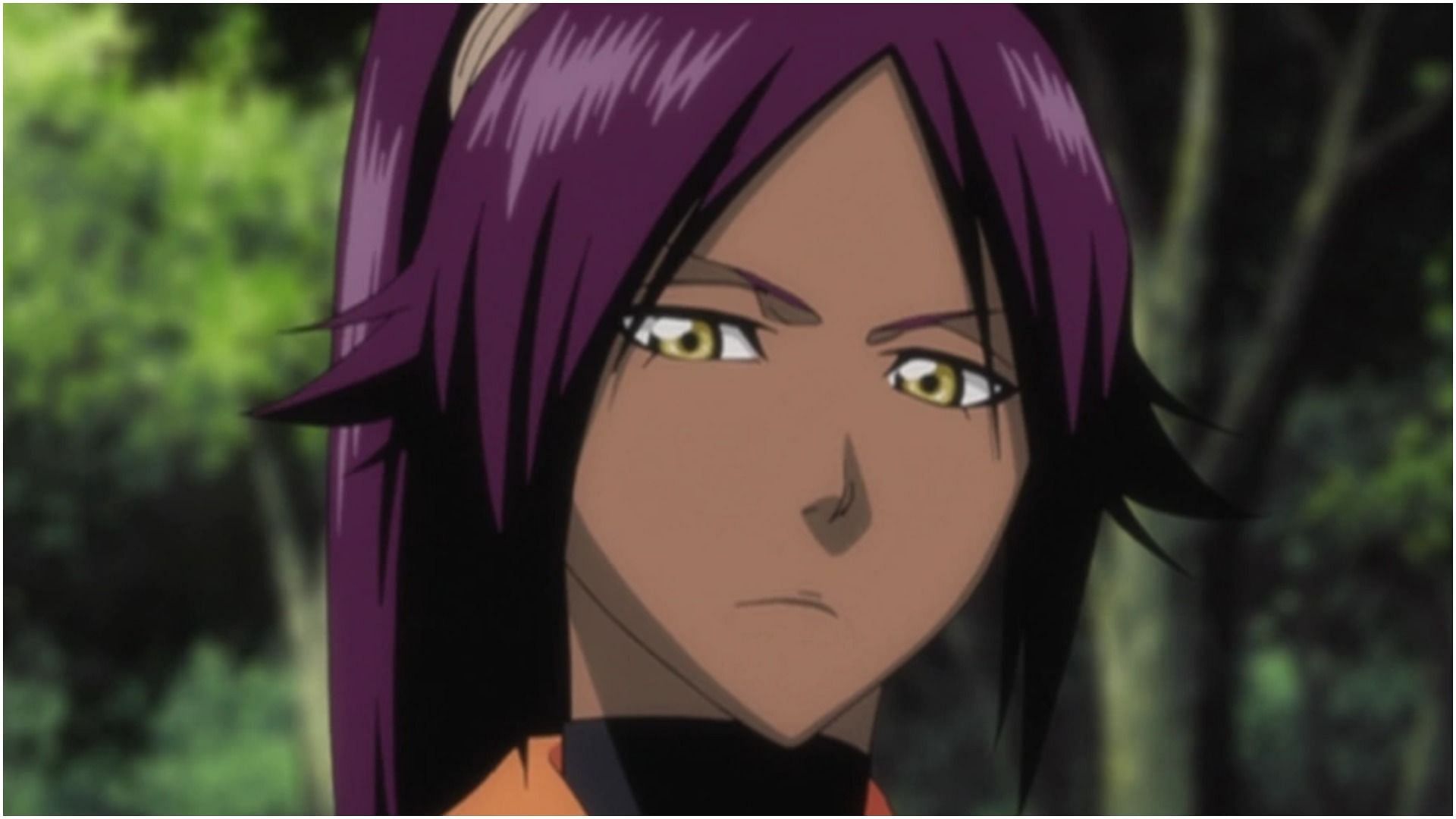 Yoruichi Shihohin as seen in the anime (Image via Studio Pierrot)