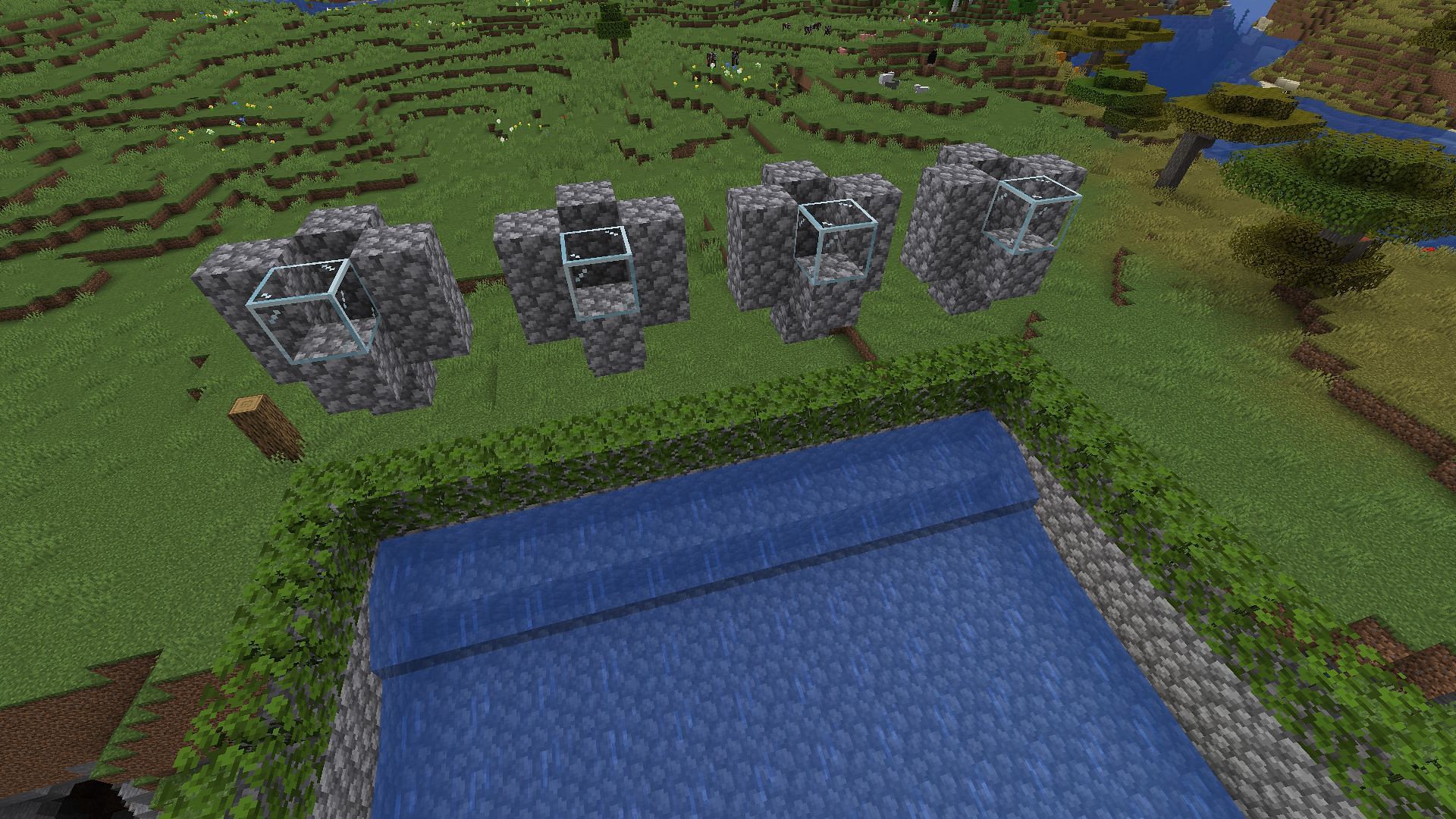 The empty villager capsules (Image via Minecraft)