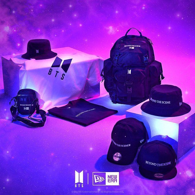 [BTS] - BTS x New Era Dynamite La Dodgers Bucket Hat 2 Colors Official MD Ivory