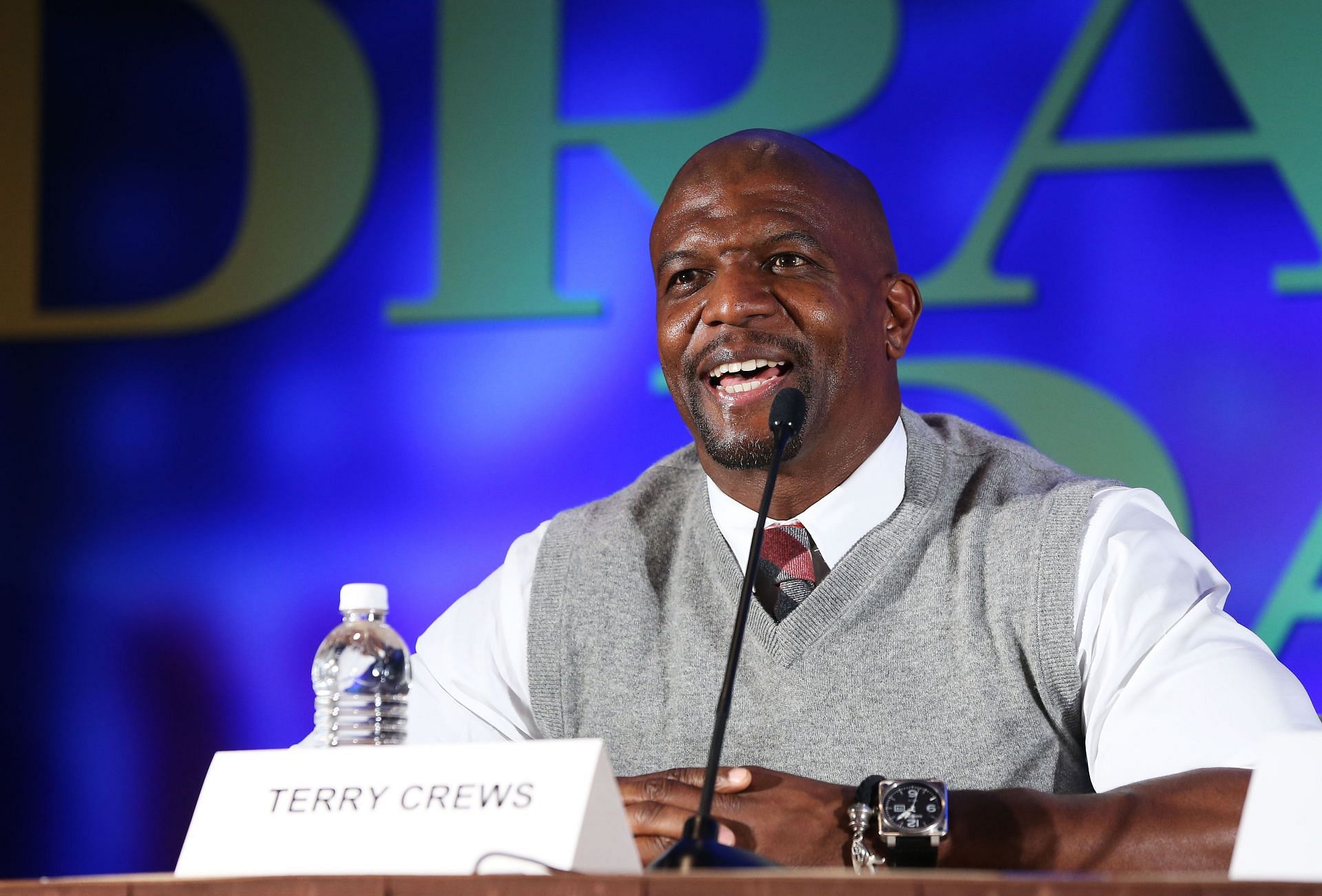 Terry Crews at the Draft Day Press Conference