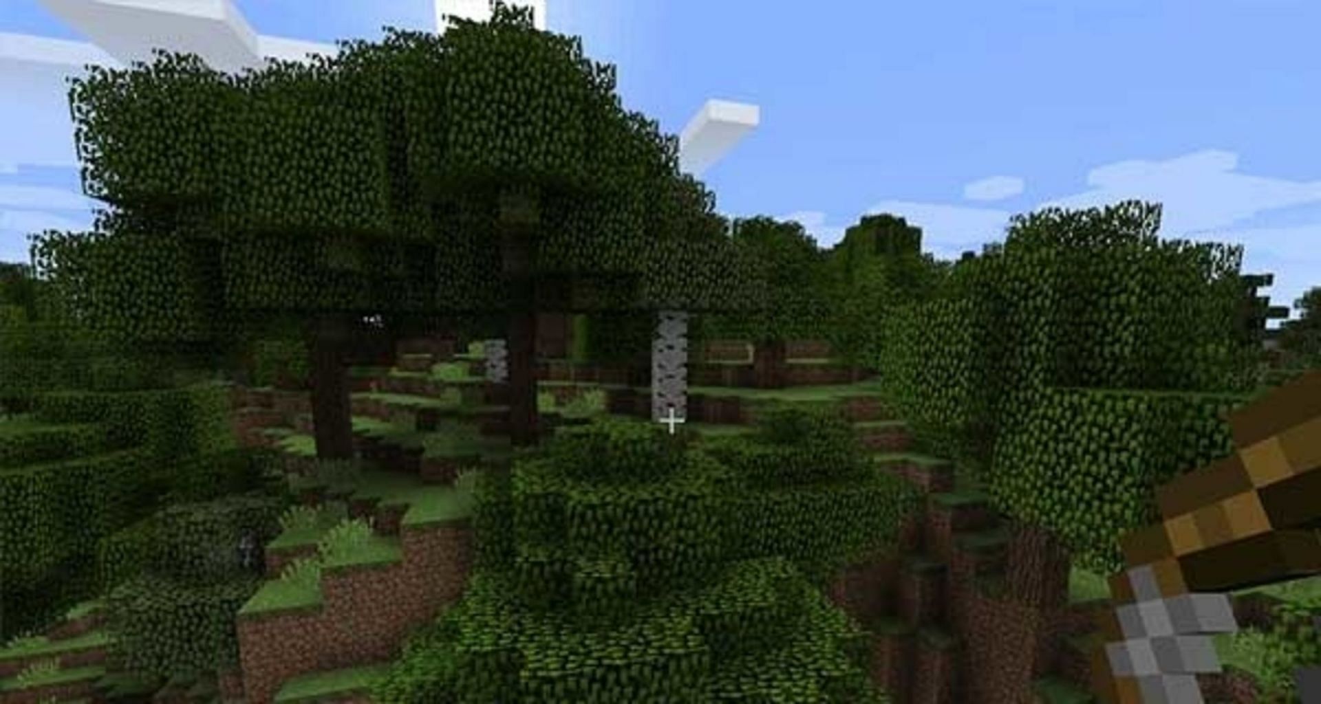 Tree Planting allows for the quick creation of trees in an interesting way (Image via Mojang/Tynker)