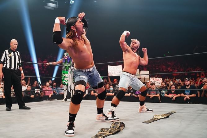 The Young Bucks react to Cody Rhodes WWE return at WrestleMania 38