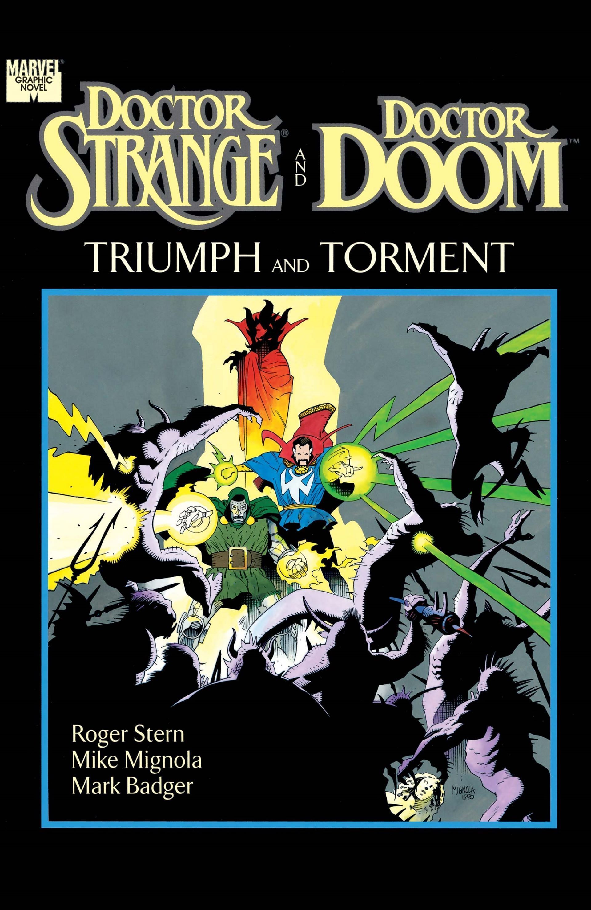 Doctor Strange and Doom has to fight a demon (Image via Marvel)