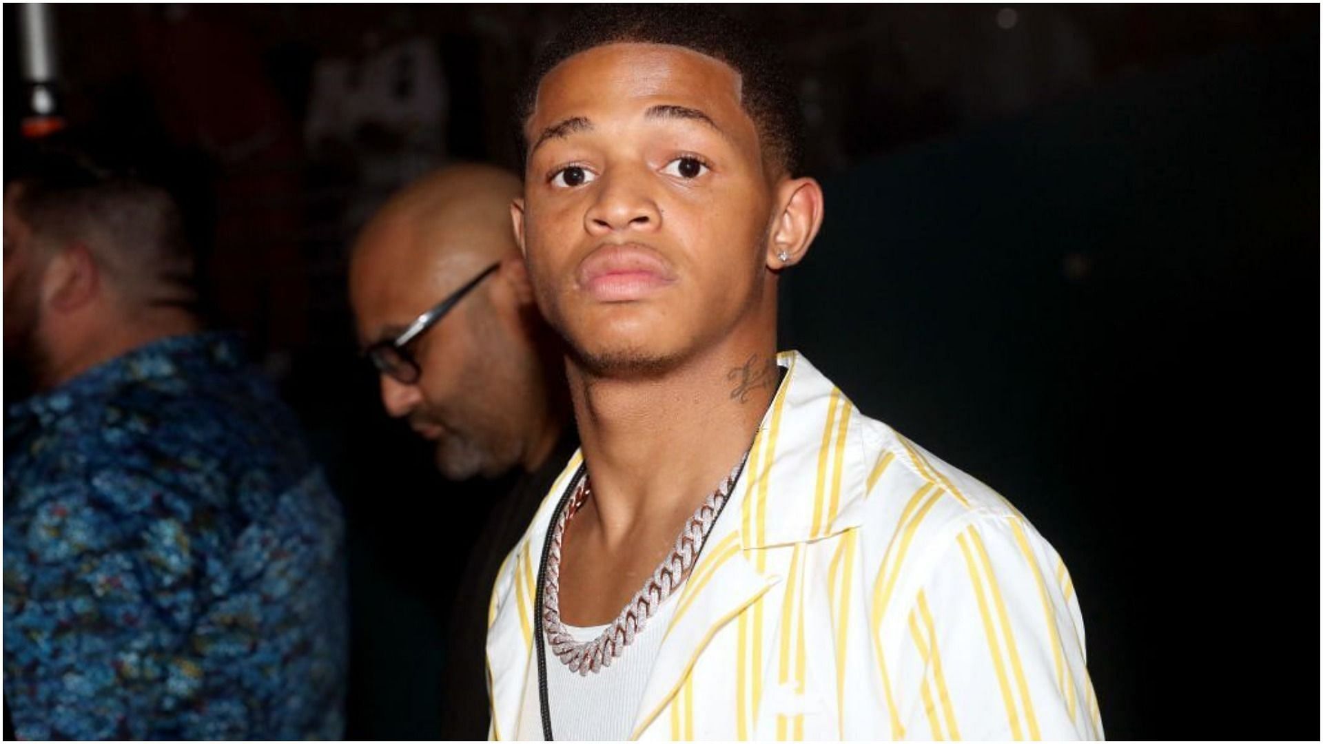 YK Osiris was slammed by Tyre Sampson&#039;s family for not paying the funeral costs (Image via Getty Images/Johnny Nunez)