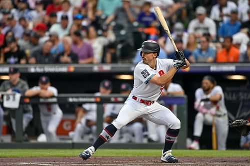 Bryan Reynolds bats during the 91st MLB All-Star Game