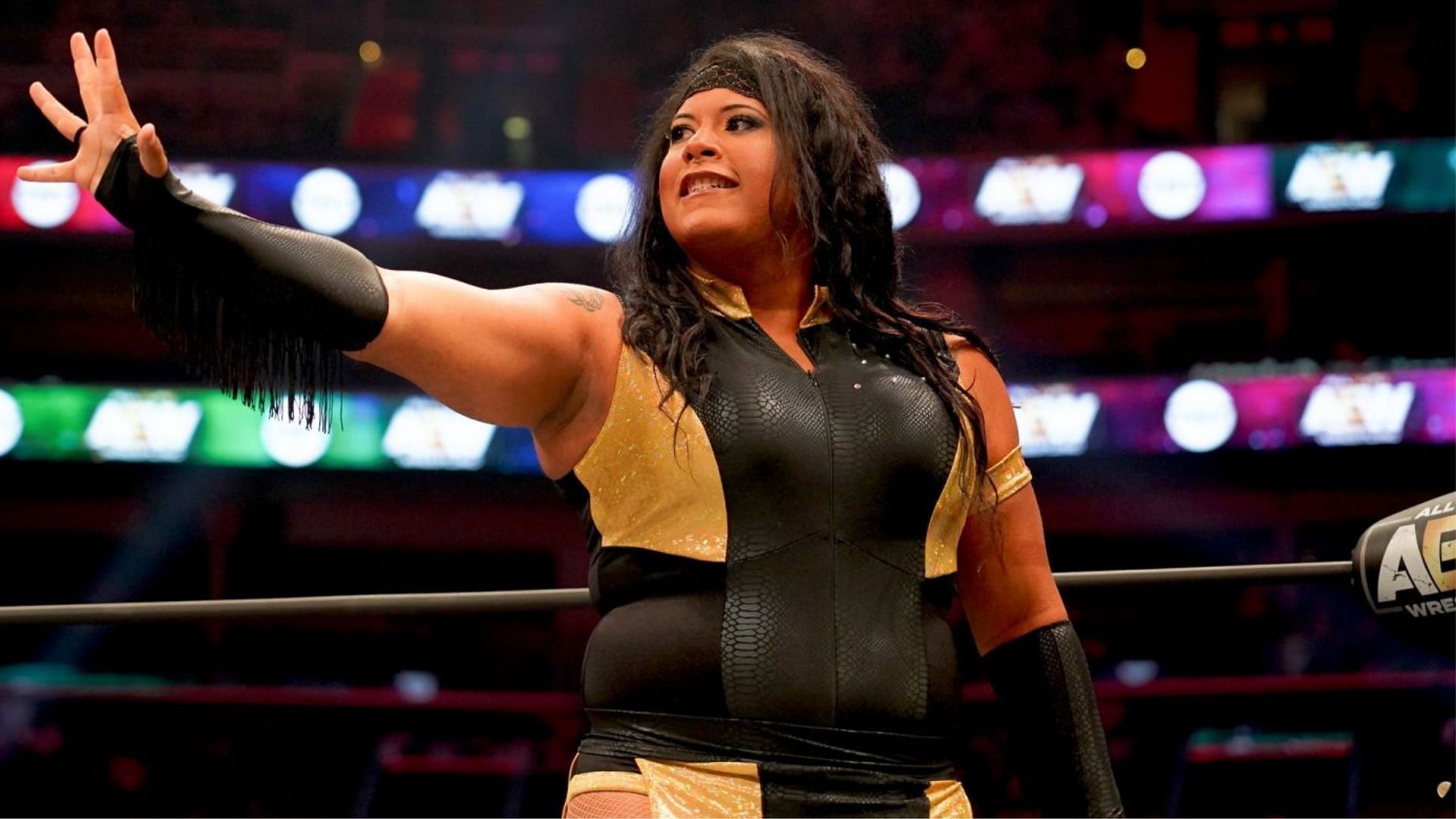 Nyla Rose at an AEW Dynamite event
