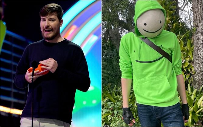 "Dream will do a face reveal at 1 million likes": MrBeast responds to Minecraft star Dream's Will Smith x Oscars controversy tweet