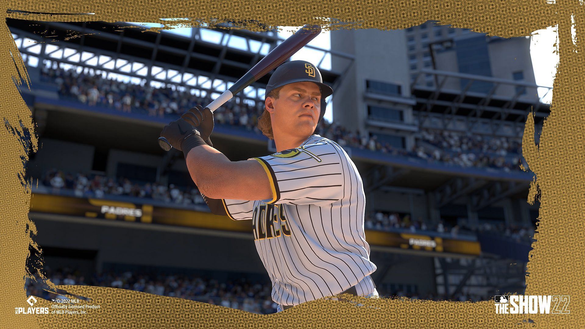 Luke Voit in The Show (Image via MLB The Show Twitter page)