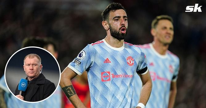 "They want their season over" - Paul Scholes says Manchester United were 'disgusting to watch' in Liverpool loss