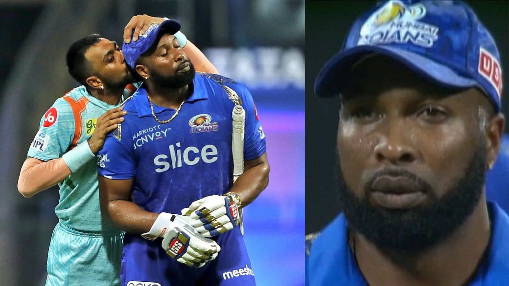 Snippets from Krunal Pandya&#039;s send-off of Kieron Pollard.