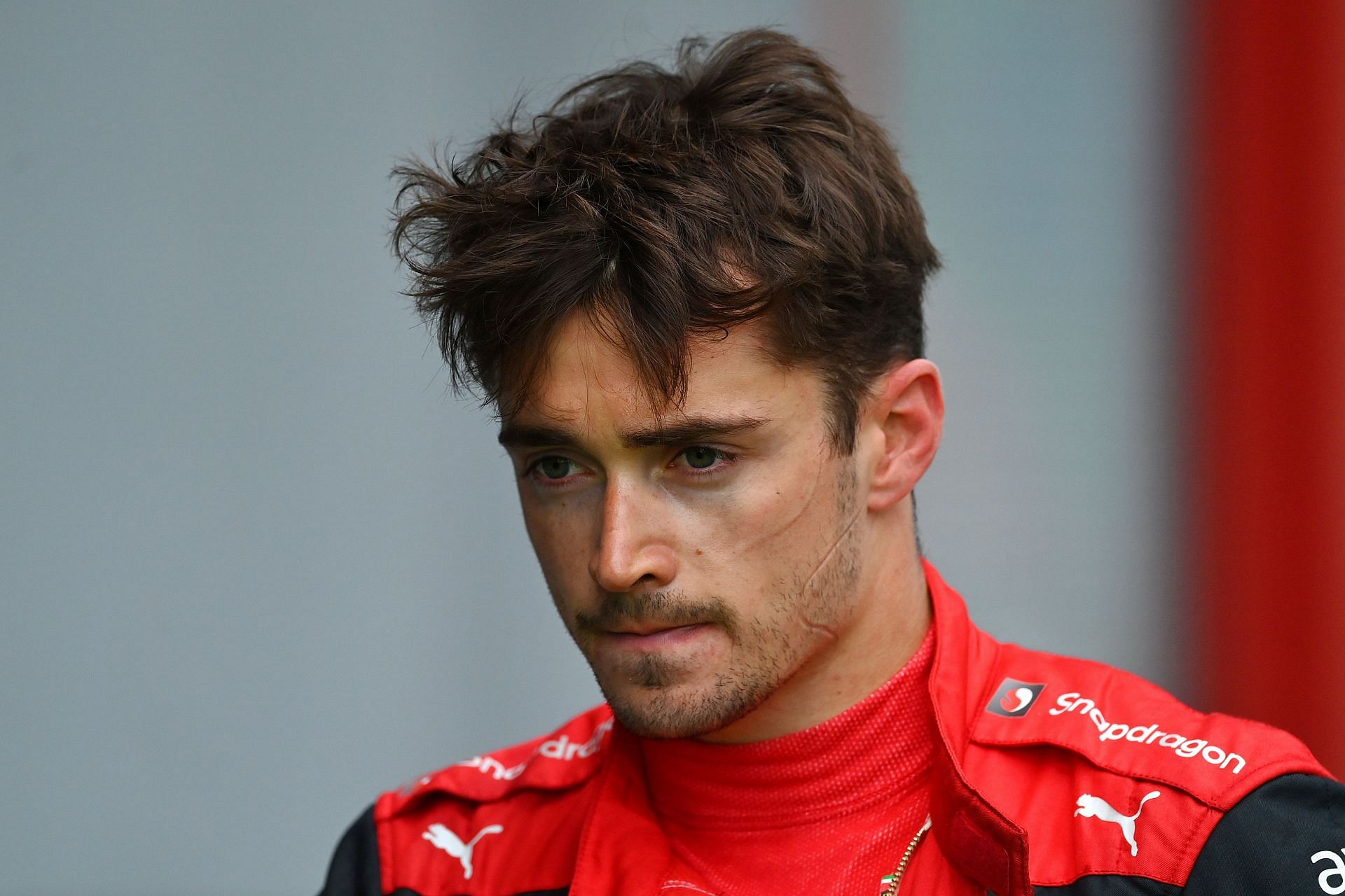 Charles Leclerc&#039;s bad start in Imola was down to wet patches on his side of the track