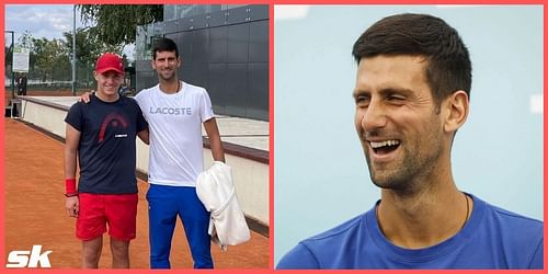 Novak Djokovic fan Nikola Djosic has become the first player born in 2007 to play an ATP match