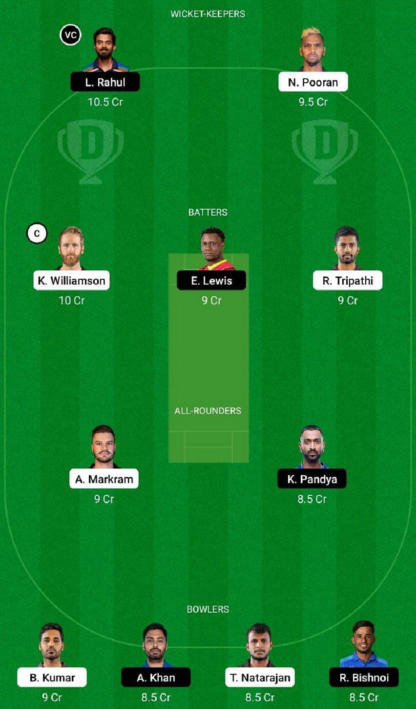 SRH vs LSG Dream11 Fantasy Tip #1