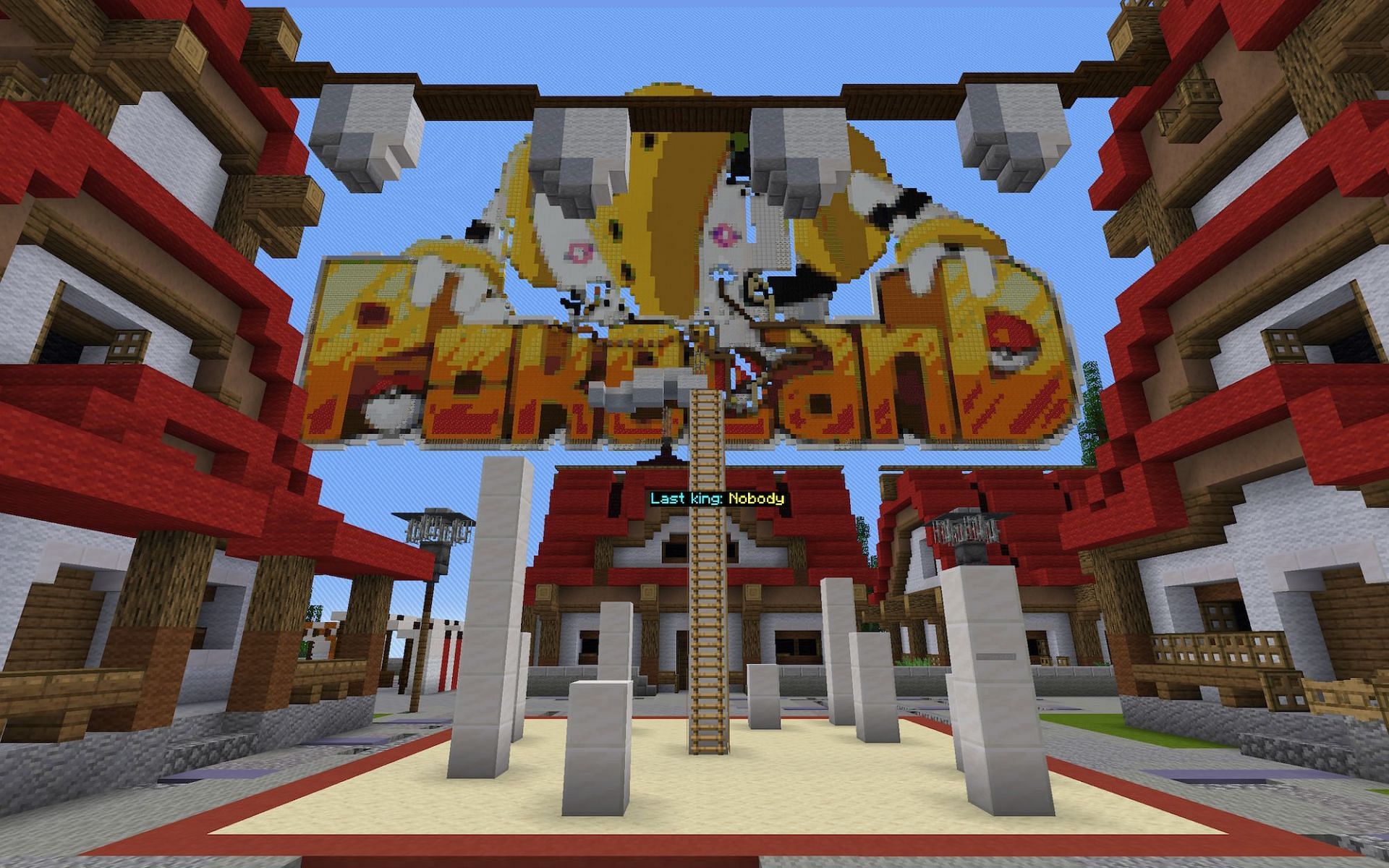 Pokeland lobby [Image via Minecraft]