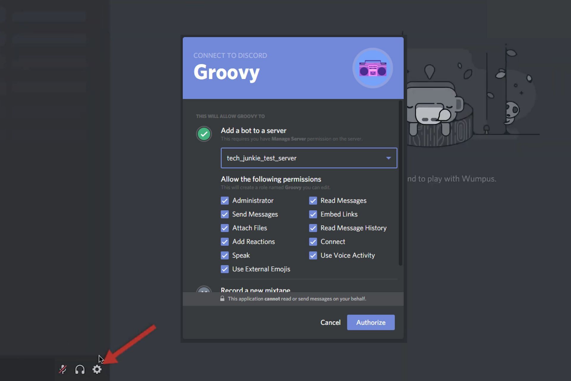 create a minecraft discord bot for you