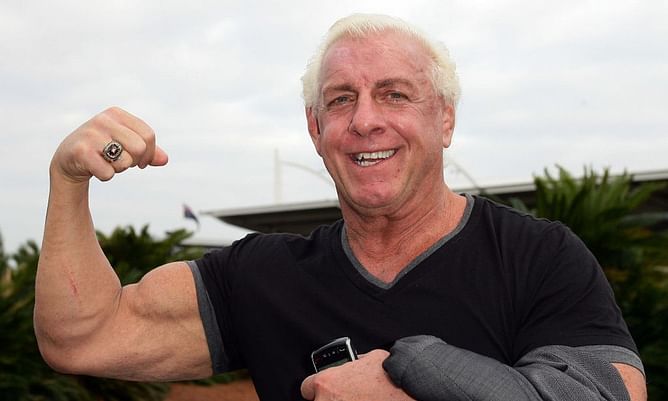 Ric Flair posts throwback photo with AEW star and legendary faction