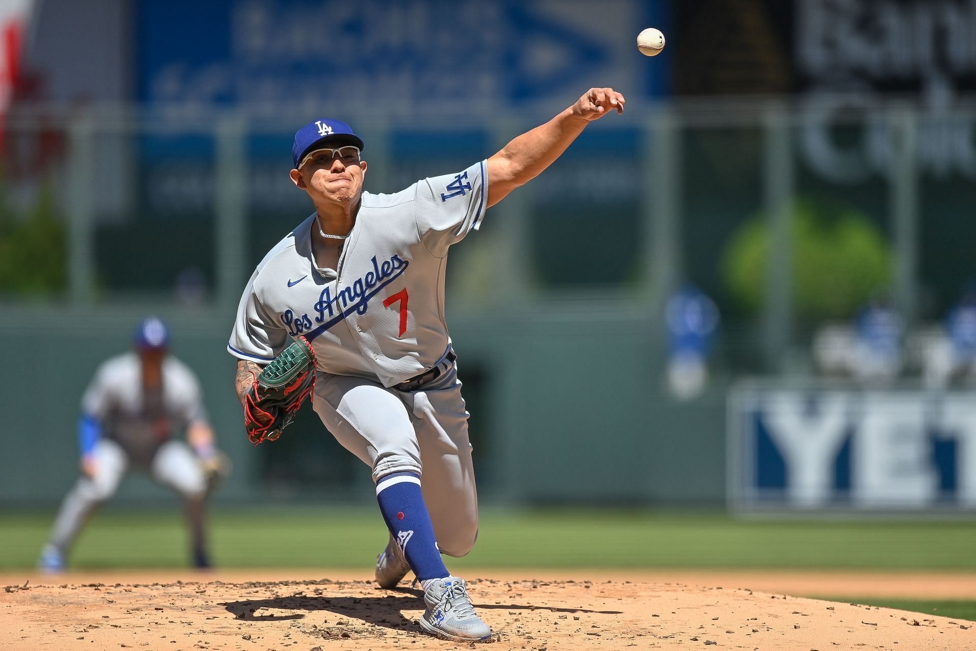 Los Angeles Dodgers pitcher Julio Urias