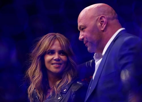 UFC 268: Usman v Covington 2 Halle Berry (Left), Dana White (Right)