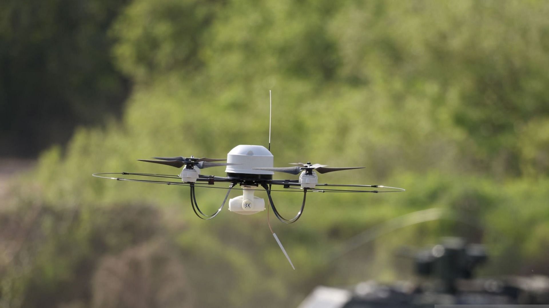 The US has deployed special attacking Ghost drones to Ukraine in its military aid (Image via Sean Gallup/Getty Images)