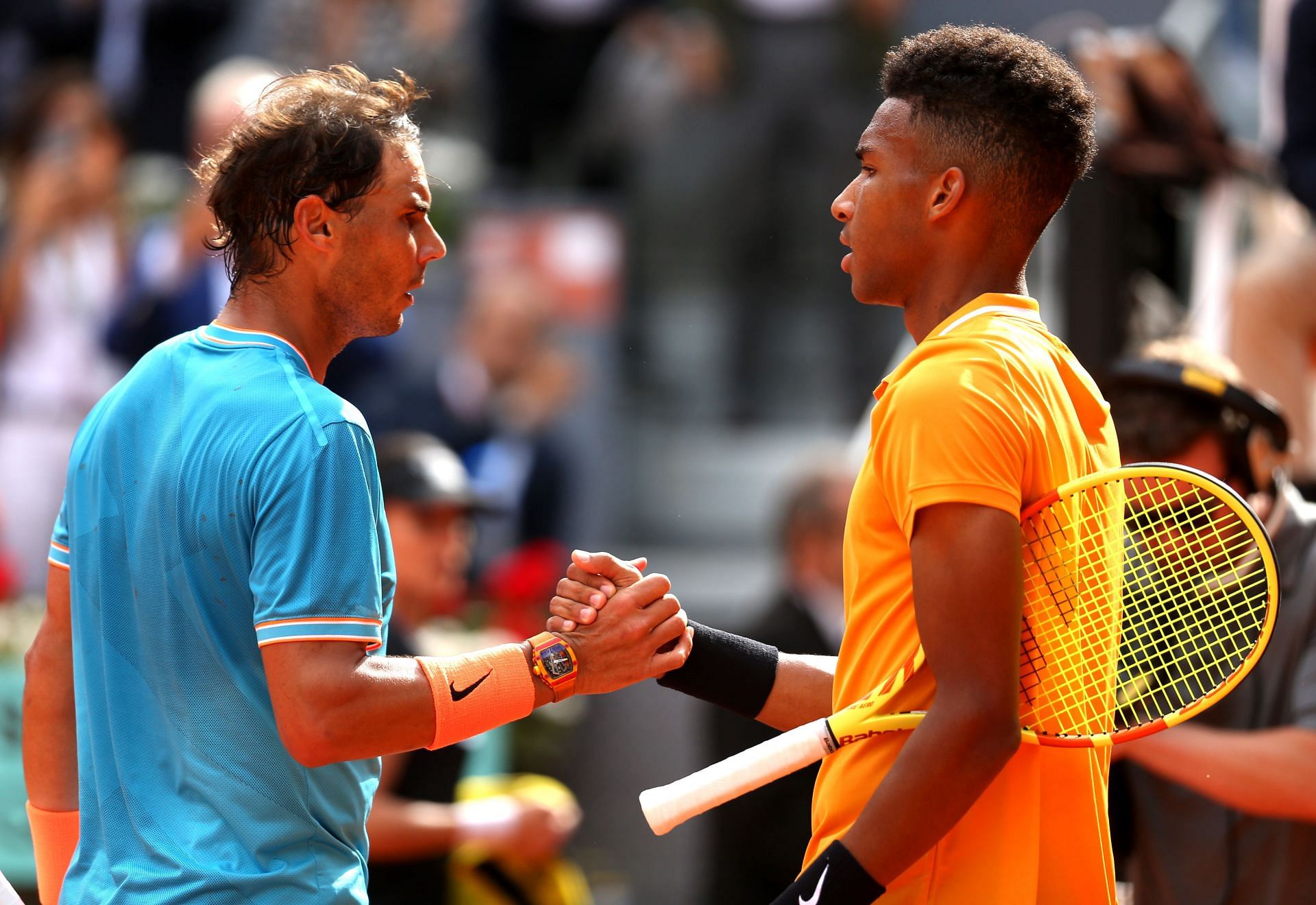 Rafael Nadal and Felix Auger-Aliassime have to deal with two different emotions this week