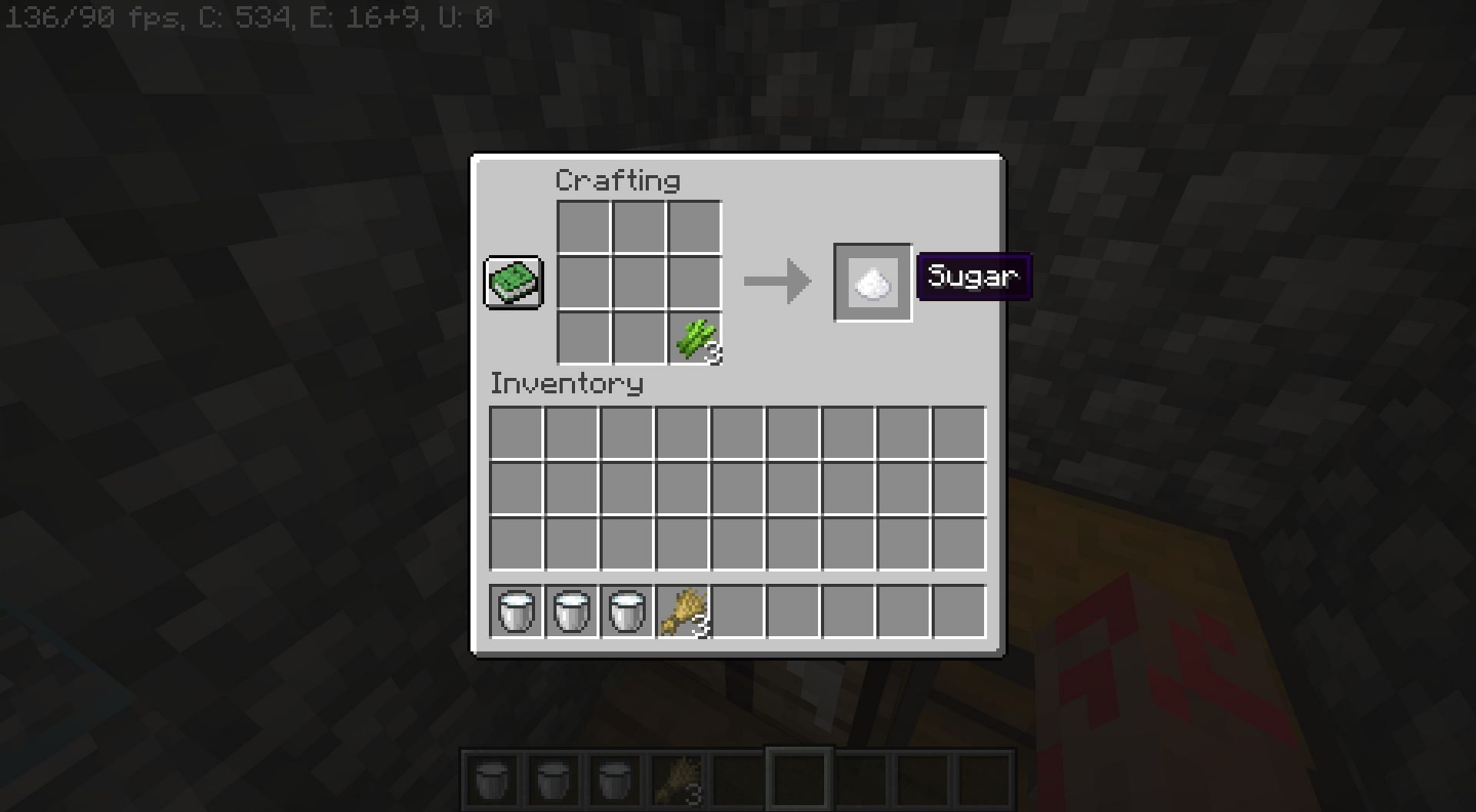 Sugar from sugarcane (Image via Minecraft)
