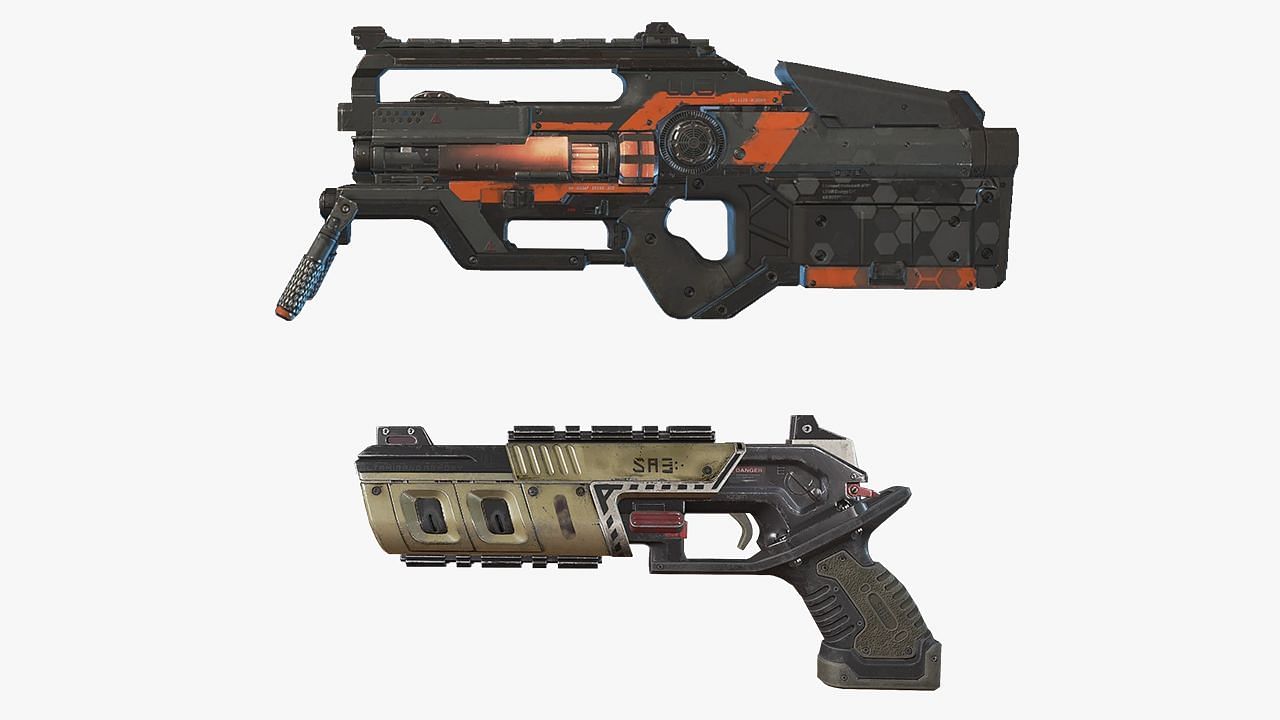 L-Star and Mozambique are an economical combo in Apex Legends Arenas (Image via Sportskeeda)