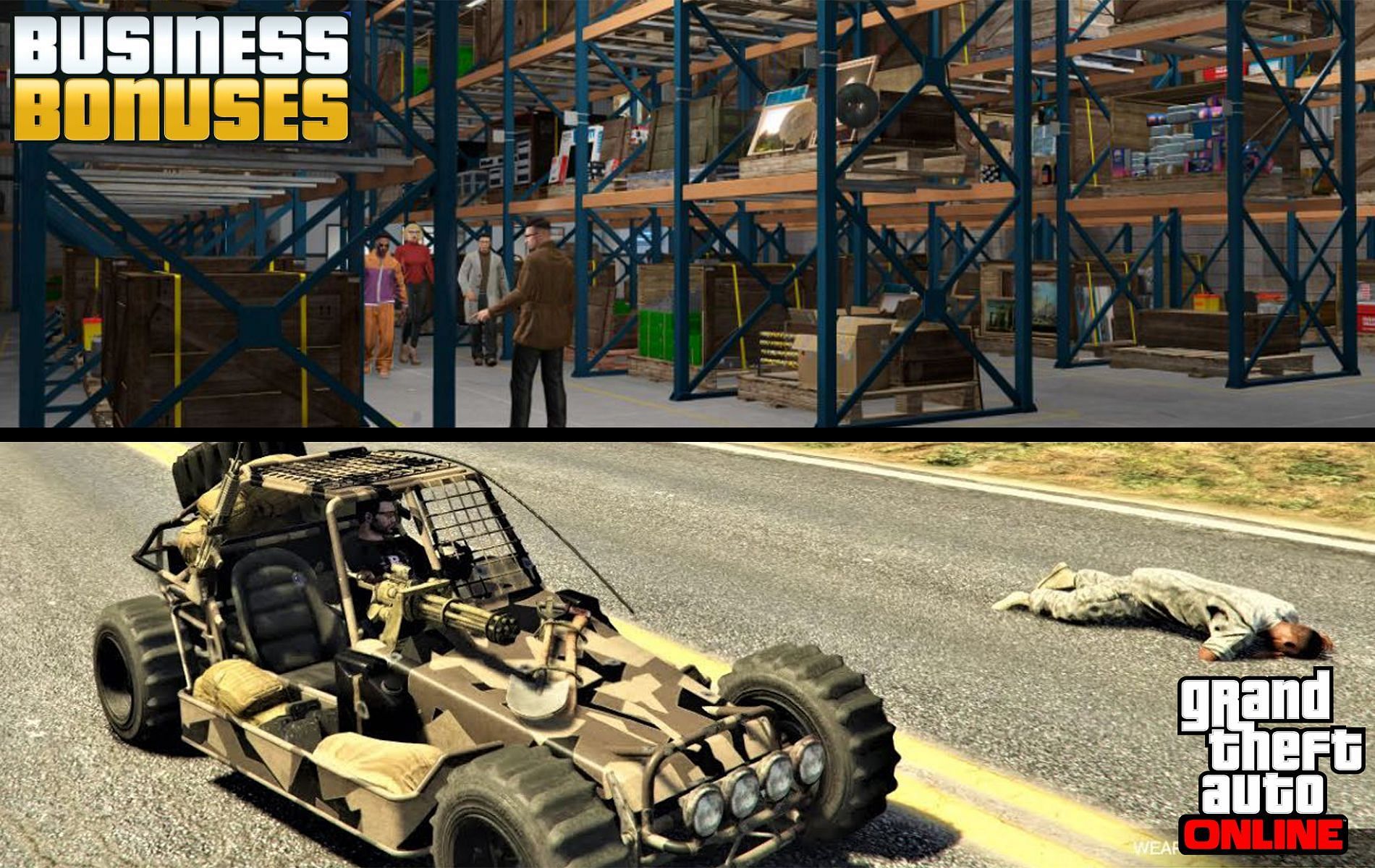 GTA Online is giving out 50% extra on Bunker and Cargo sales this week (Image via Sportskeeda)