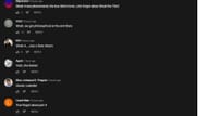 Screenshot of fans' reactions (Images via YouTube)