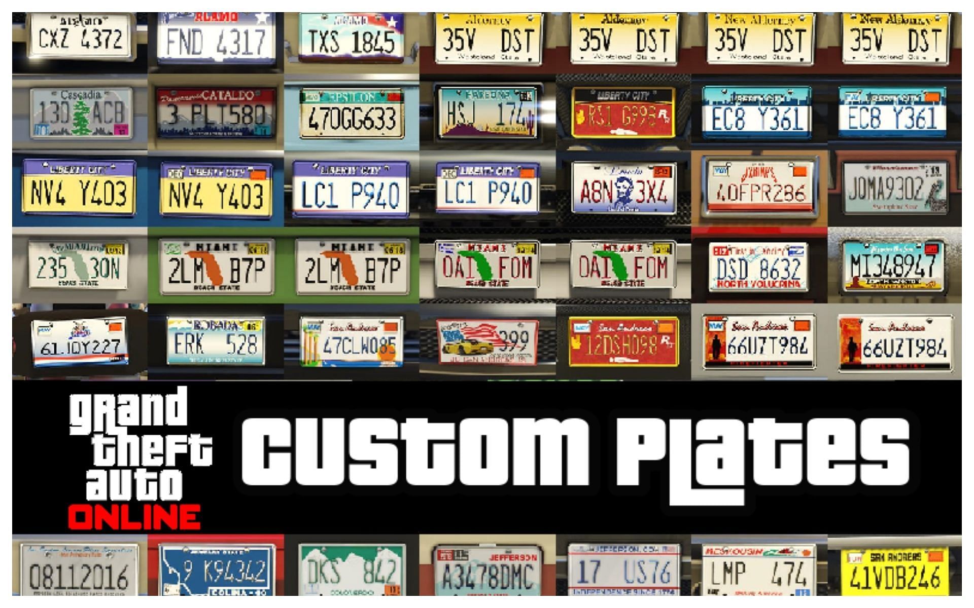 Customize your car even more with a new custom license plate (Image via Sportskeeda)