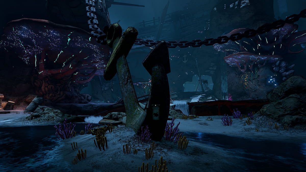 This anchor is where players will obtain the quest in Tiny Tina&#039;s Wonderlands (Image via Gearbox Software)