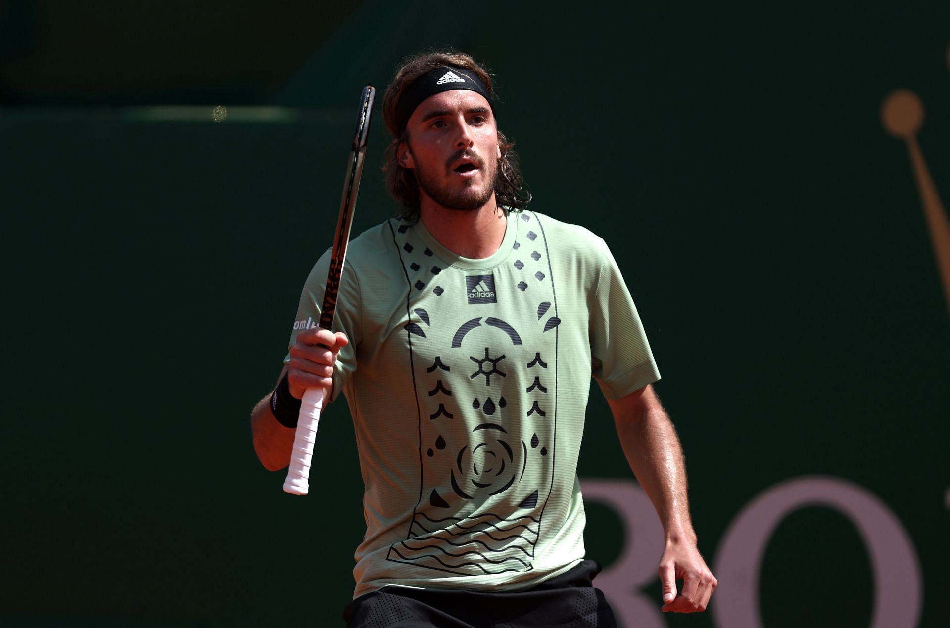 Stefanos Tsitsipas at the 2022 Rolex Monte-Carlo Masters.