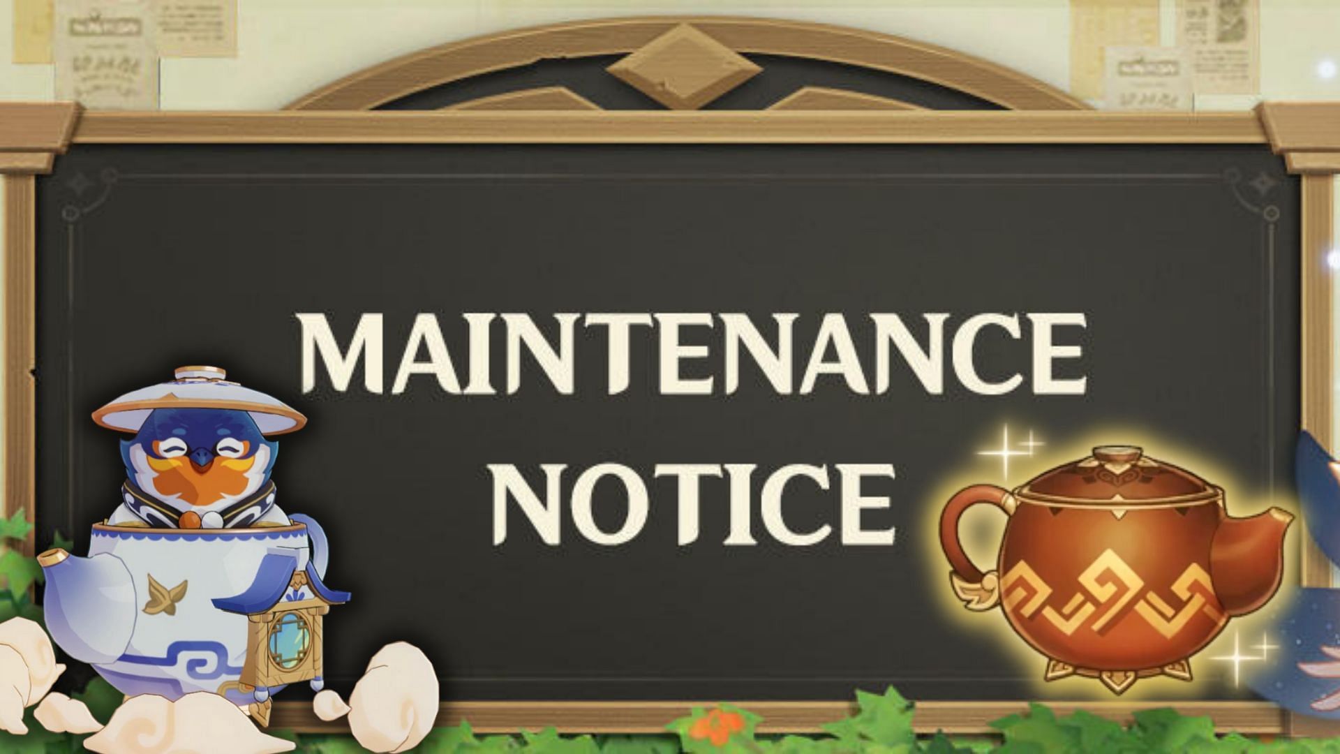 Details about the Serenitea Pot maintenance (Image via HoYoverse)