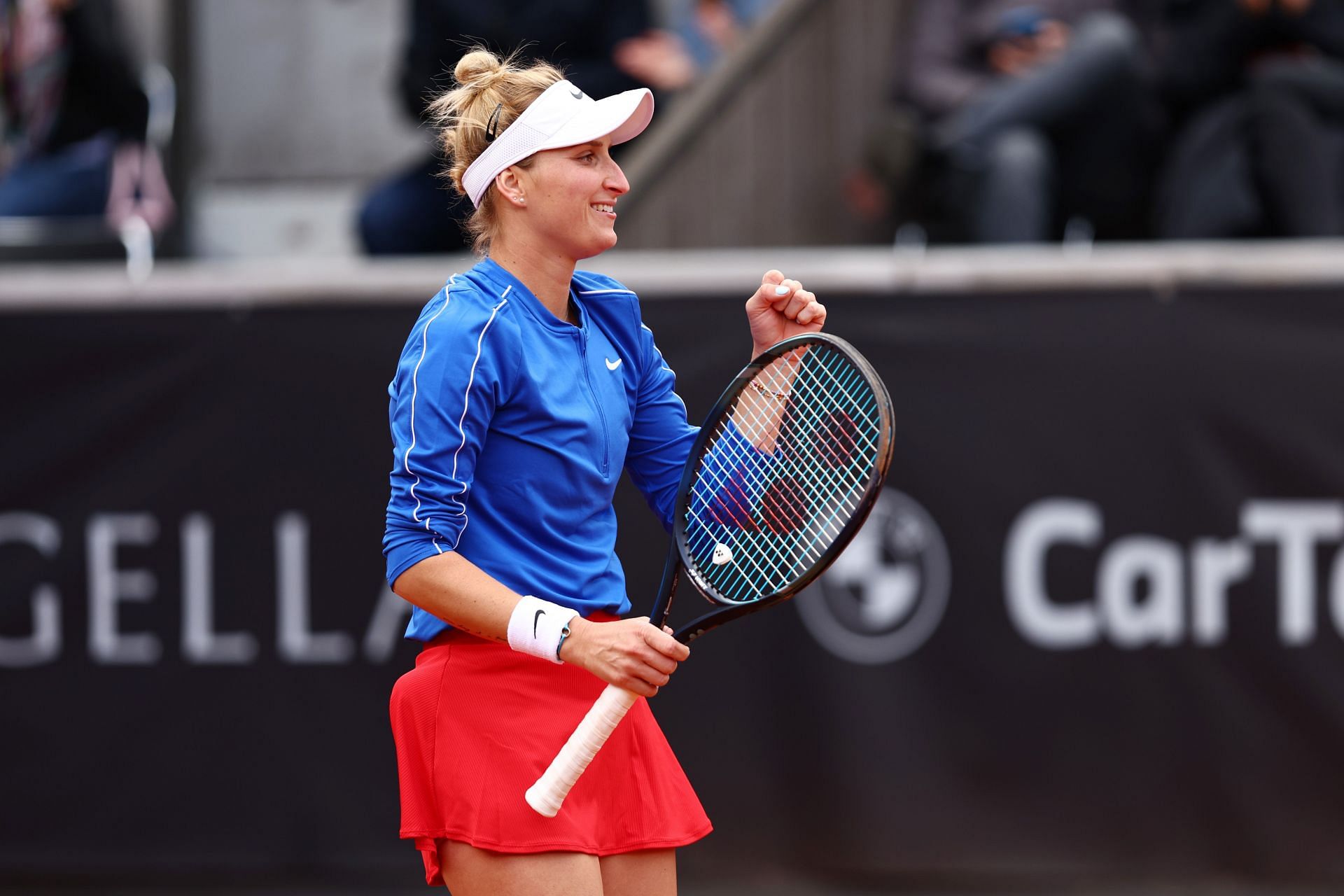 Vondrousova at the 2022 Billie Jean King Cup qualifiers.