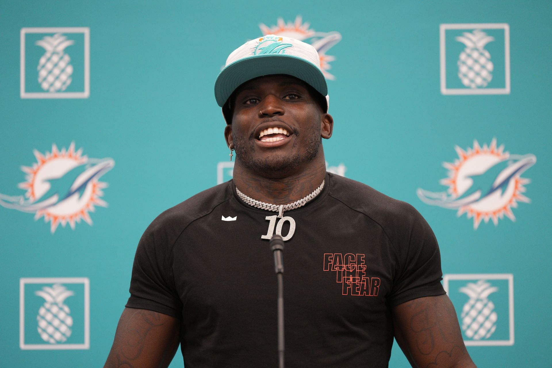 Miami Dolphins wide receiver Tyreek Hill.