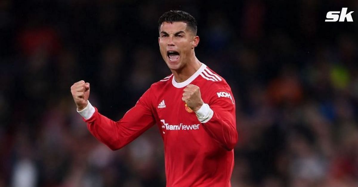 Ronaldo reacts after netting his 60th career hat-trick to help United beat Norwich.