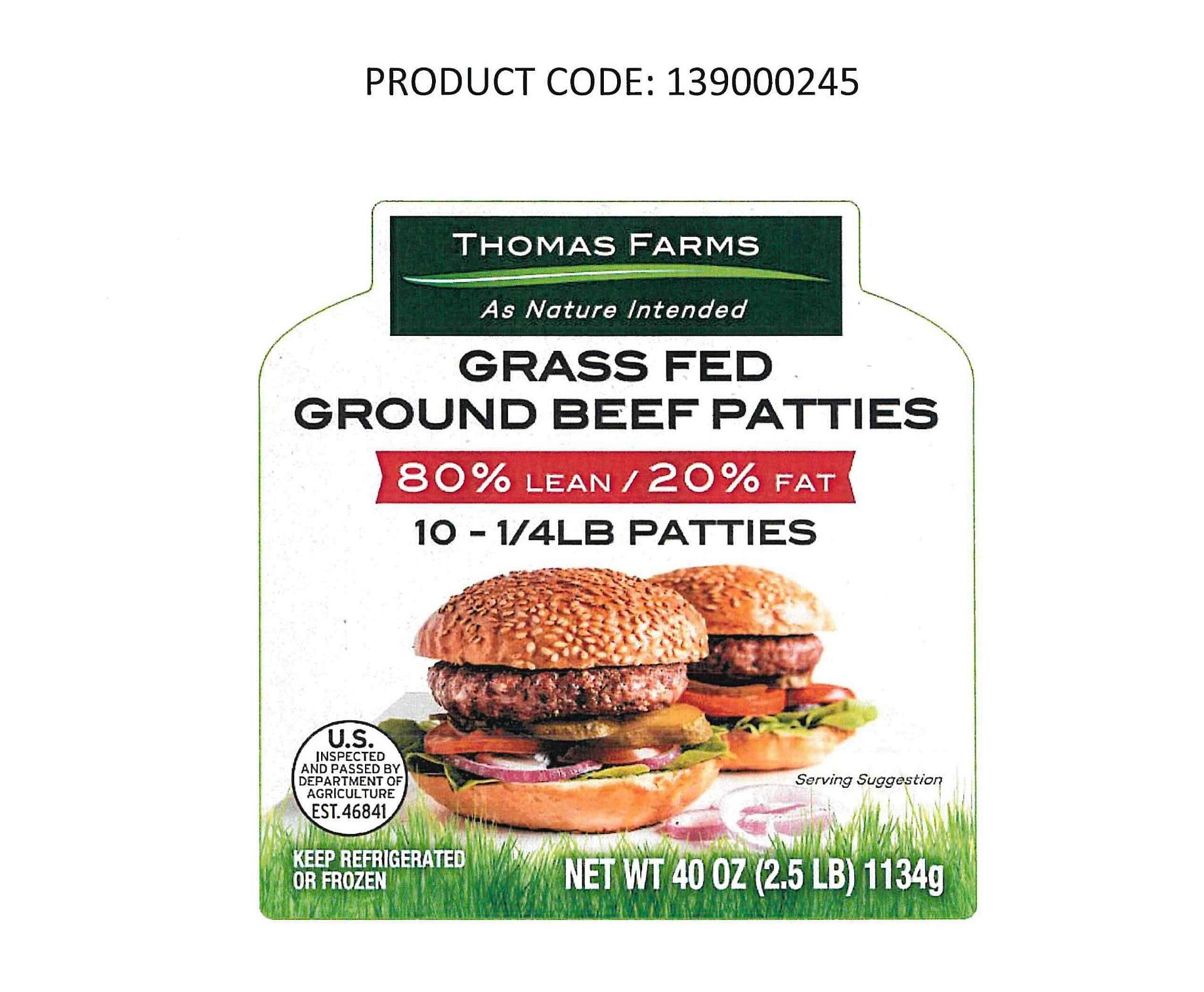 Ground beef products from Lakeside Refrigerated Services are recalled (Image via Lakeside Refrigerated Services)
