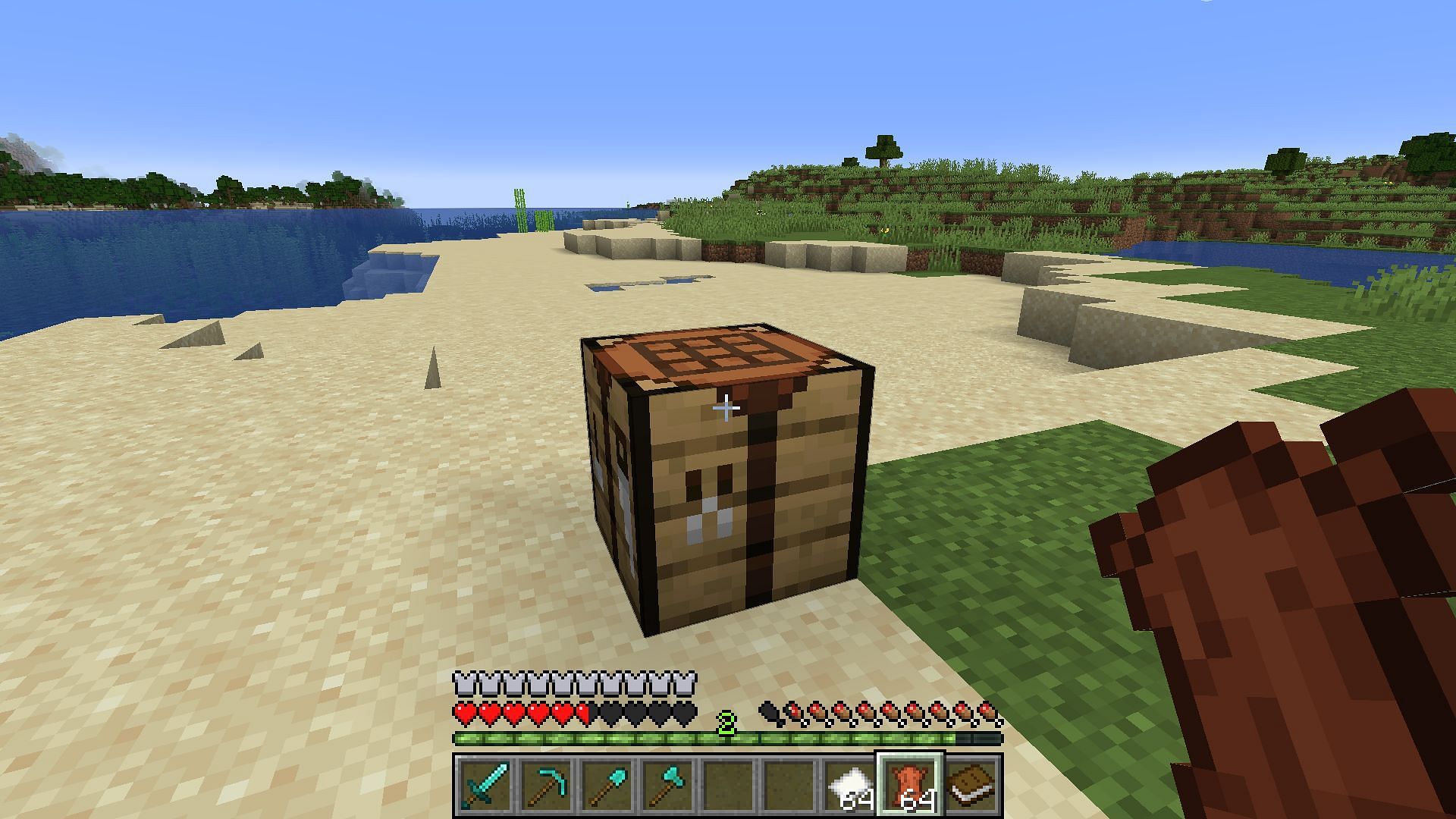 A player about to craft books (Image via Minecraft)