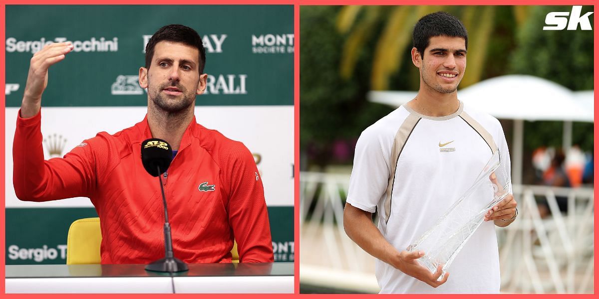 Novak Djokovic gave high praise to Carlos Alcaraz