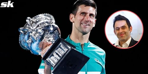 Snooker legend Ronnie O'Sullivan is high praise for Novak Djokovic