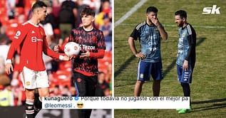 Argentine journalist criticizes Aguero's Lionel Messi 'GOAT' comment on Ale Garnacho's post praising Cristiano Ronaldo