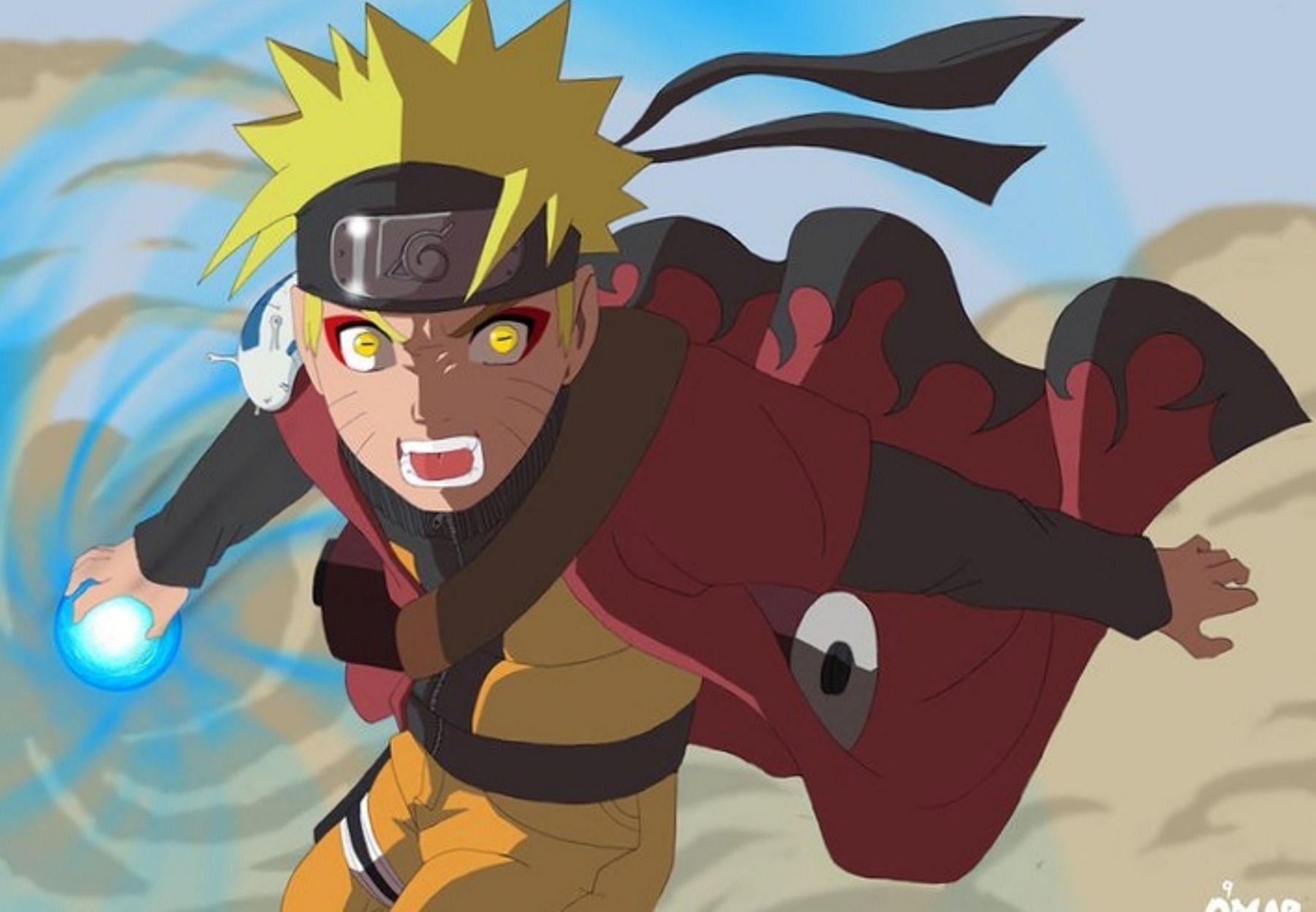 Naruto, in his blood orange outfit (Image via Netflix)