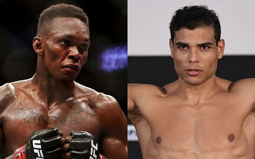 Israel Adesanya (left), Paulo Costa (right)