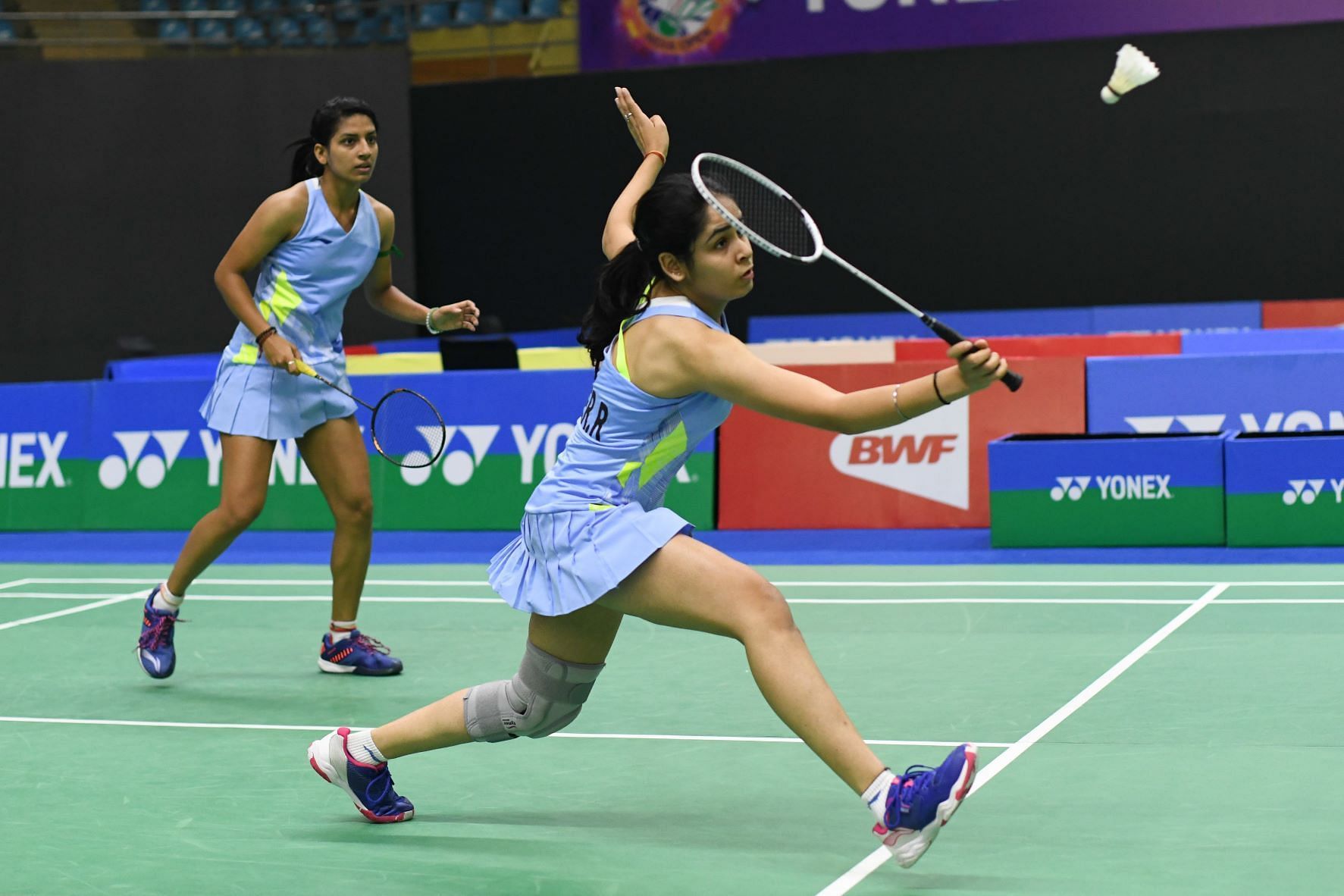 Simran Singhi (L) and Ritika Thaker will represent the senior Indian badminton team for the first time. (Pic credit: BAI)